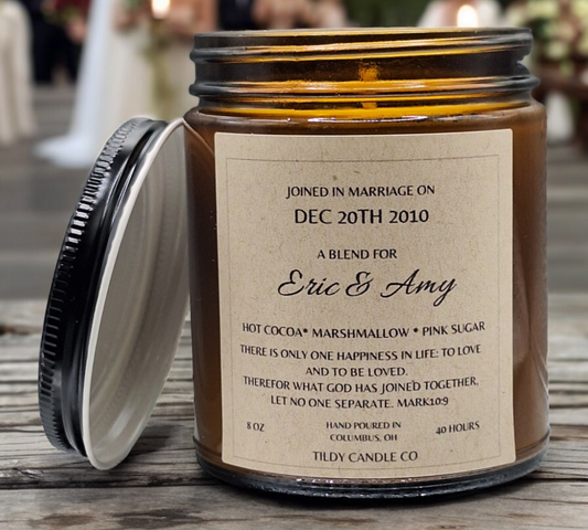 WEDDING DAY CANDLE