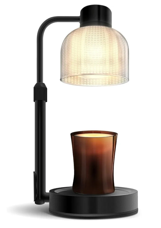 Candle Warmer Lamp with Timer: Adjustable Height Dimmable Candle Warmer 24-Hour Cycle Timer